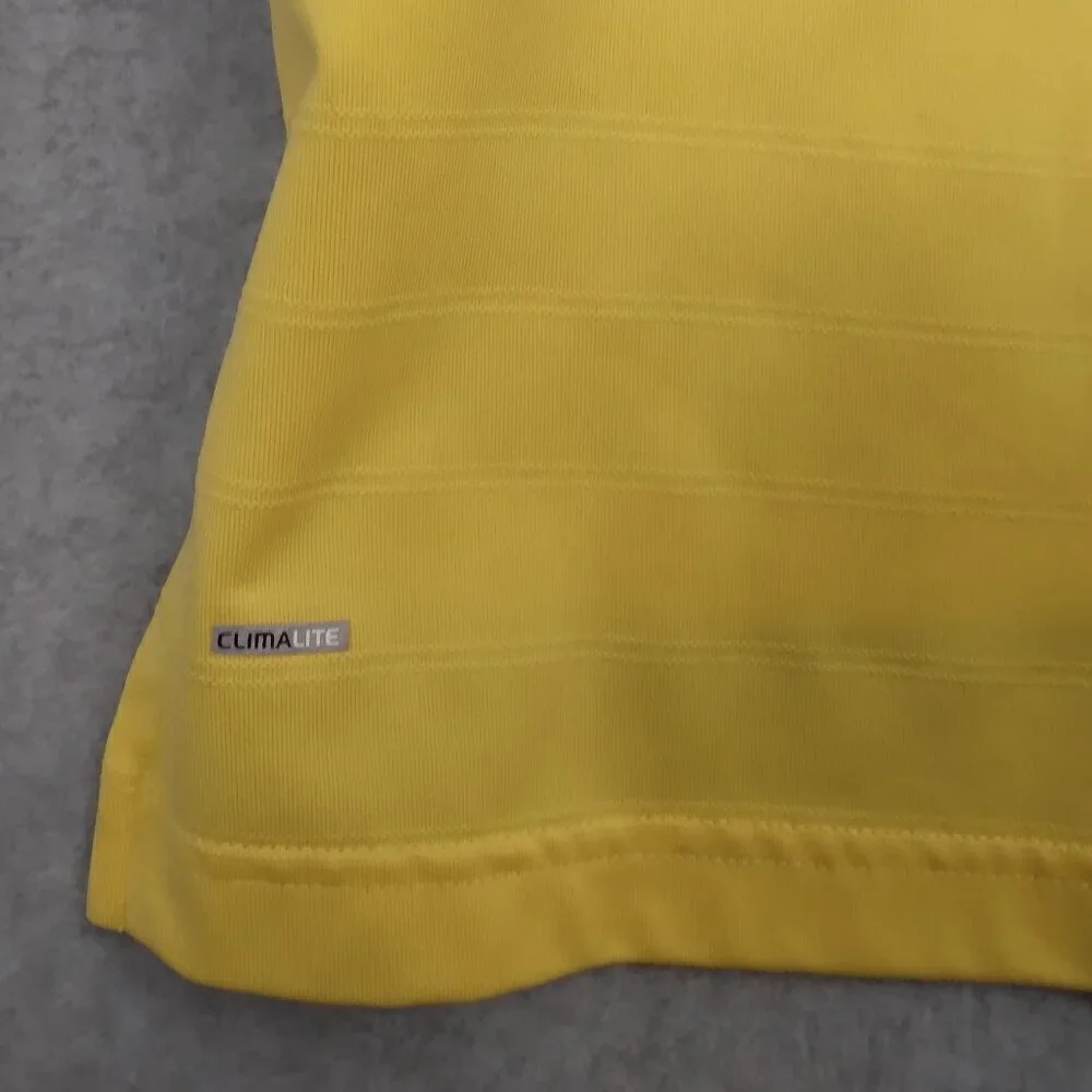 ADIDAS | Climalite Men's Golf Shirt Yellow | Size L